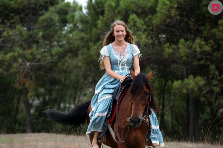 Анастасия Цилимпоу в роли Кесем султан в юности