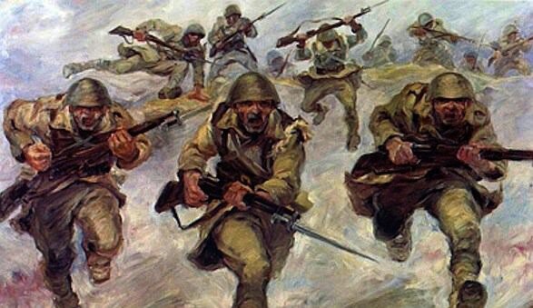 28 октября 1940 г. итальянская армия вторглась в Грецию. Несмотря на отсутствие современной военной техники, греческая армия оказала захватчикам столь ожесточённое сопротивление, что в январе 1941 г. итальянцы потерпели поражение, и греки вторглись в Албанию. Англичане заключили с Грецией союз и перебросили на фронт небольшой воинский контингент; таким образом, фашистский режим Метаксаса оказался в ряду наций, боровшихся с фашизмом.