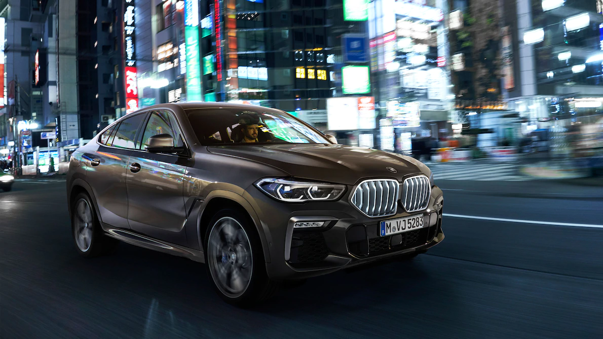 BMW x6 коричневый