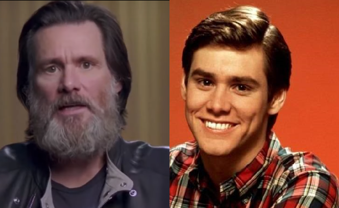 Джим Керри сейчас и в юности