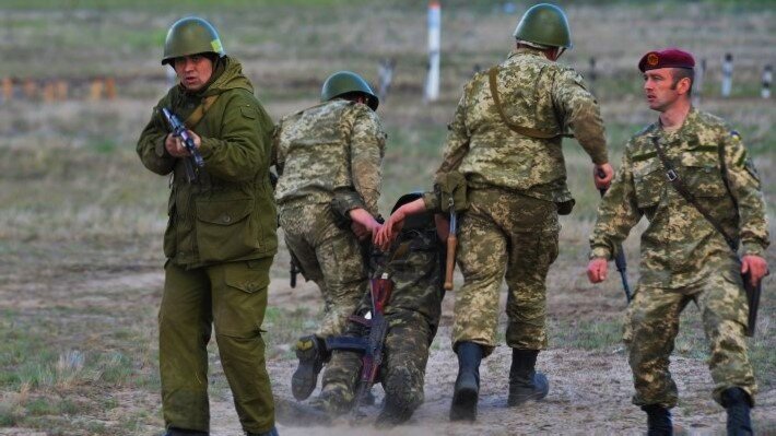Потери украинской армии на фронте в Донбассе