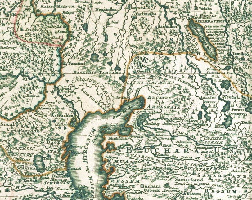 Россия 1690 год карта