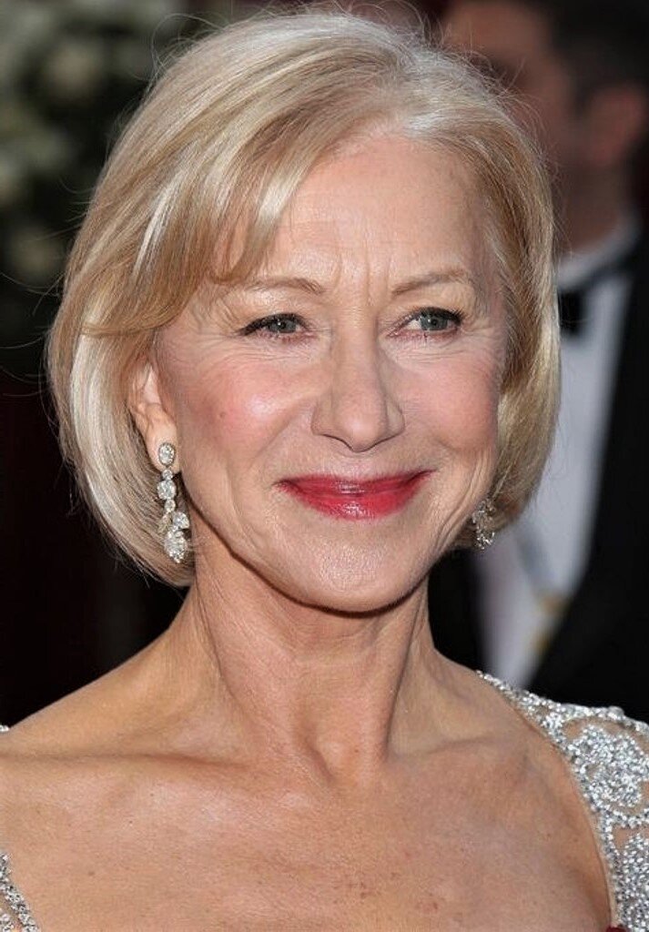 Элегантная пожилая женщина. Стрижки для женщин 50+. Хелен миррен в 40 лет. Хелен миррен в 50 лет. Бабам которой за 50.
