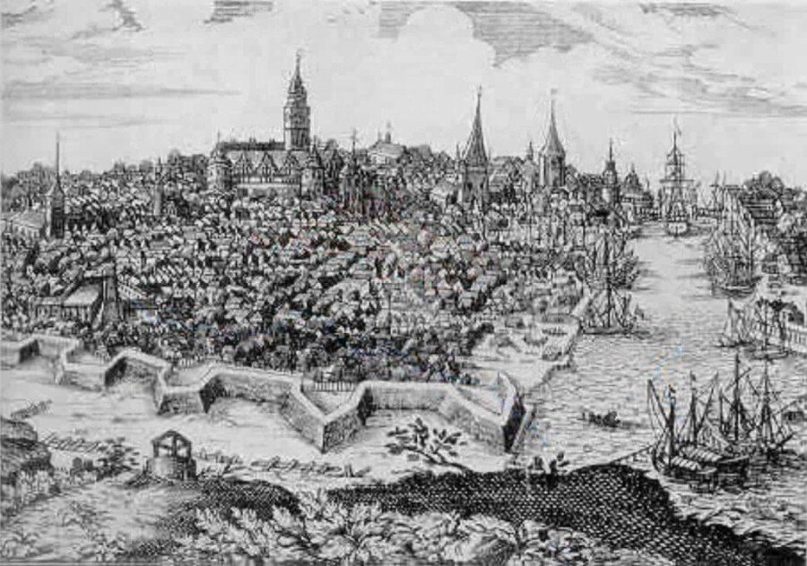 Кёнигсберг в XVIII веке.