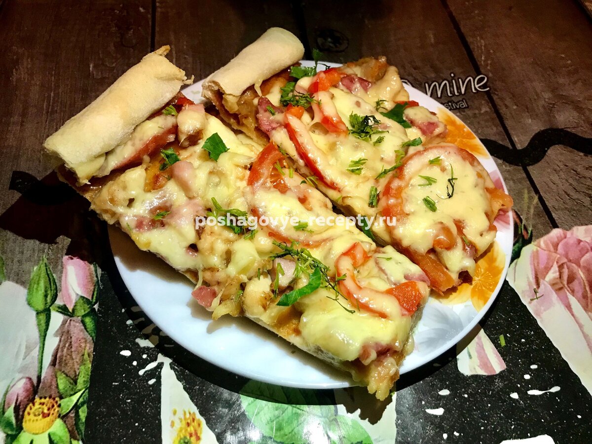 Вкусная и сочная пицца рецепт