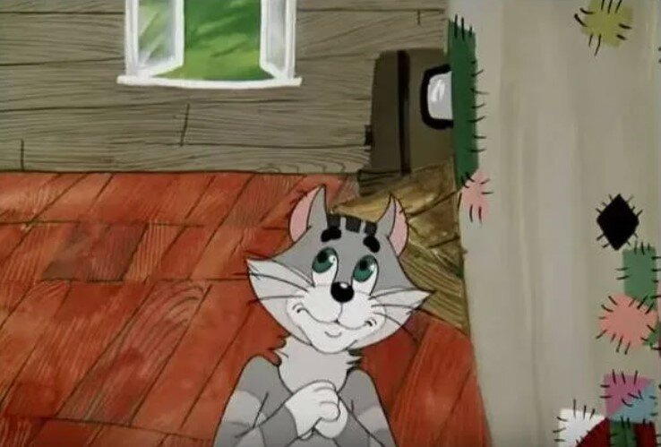 Кадр из мультфильма "Трое из Простоквашино". "Я экономить буду". Из открытых источников.