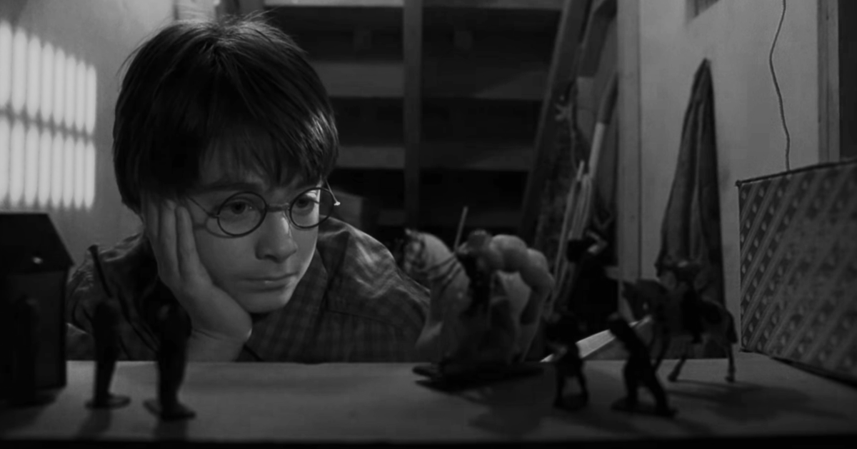 Кадр из фильма "Гарри Поттер и философский камень"