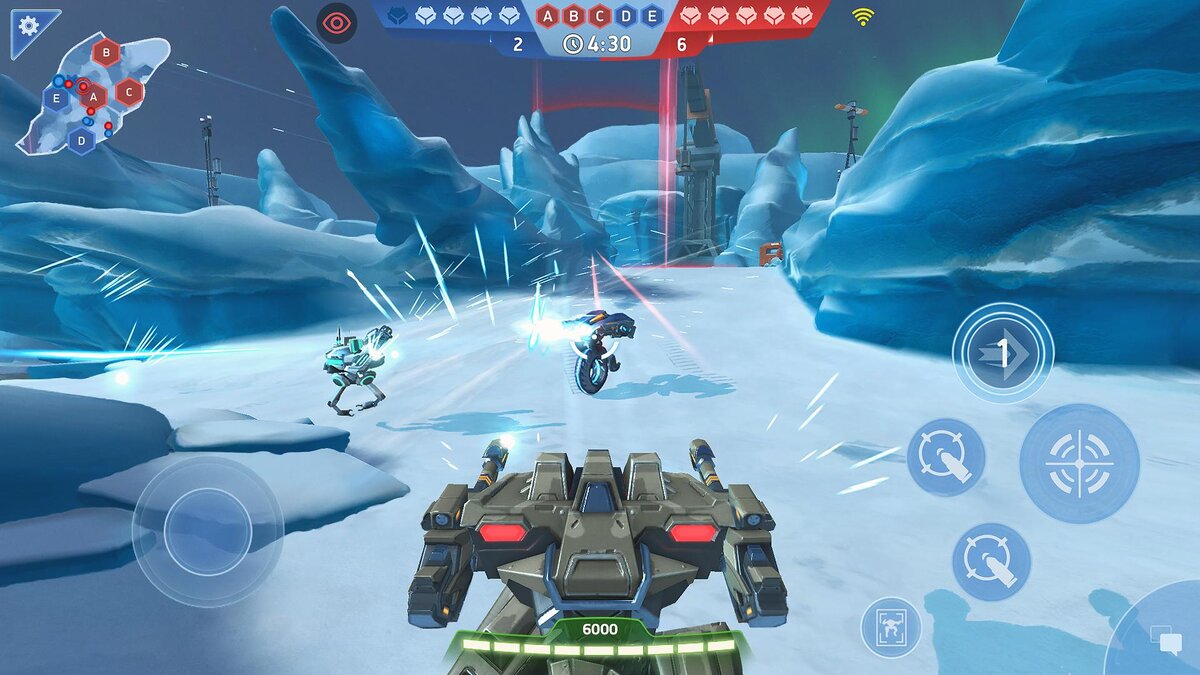 Количество роботов и их вариативность геймплея внушает!