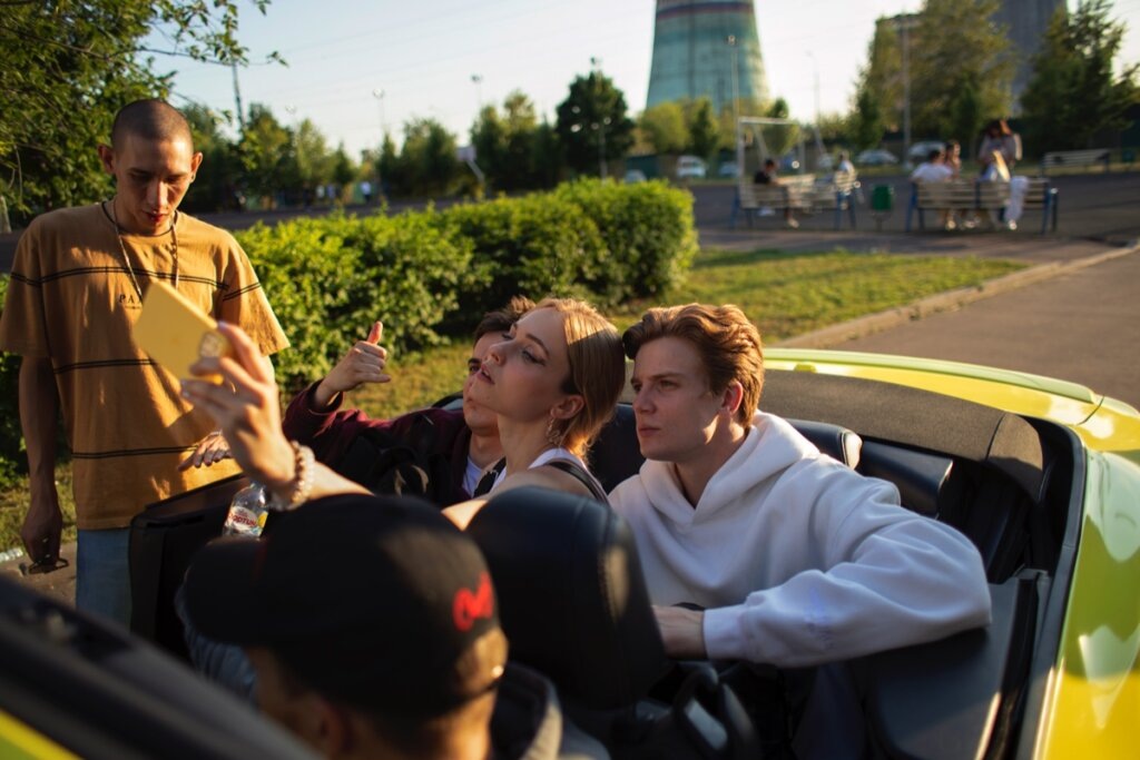 Кадр со съёмок.