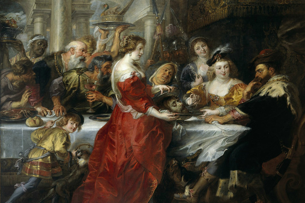"Пир у царя Ирода", Петер Пауль Рубенс (первая половина XVII века)