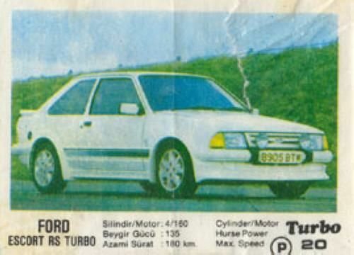 T1#020. Ford Escort RS Turbo