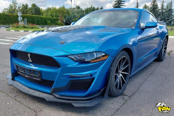 Ford Mustang gt бирюзовый