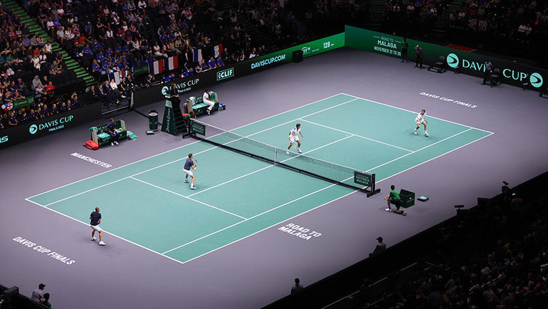    Матч на Кубке Дэвиса. Getty Images