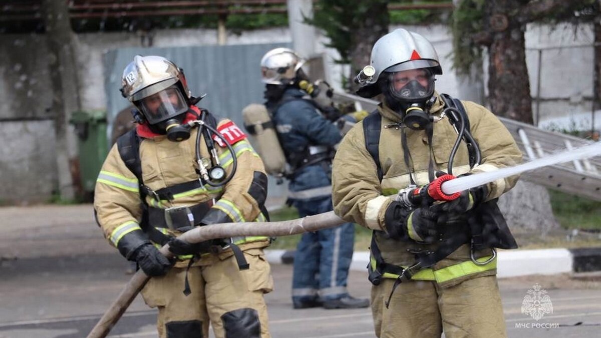    В деревне Малый Каменец Курской области горел гараж и два автомобиля