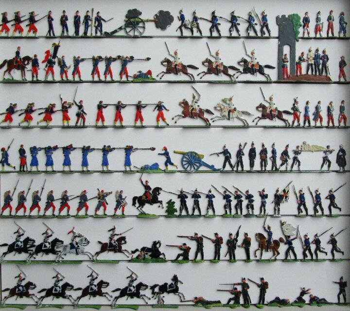 Набор оловянных солдатиков "Битва при Седане"