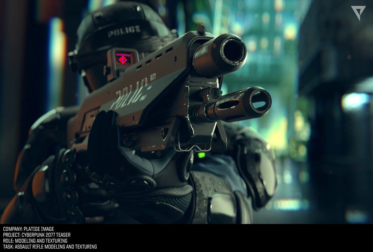 Police rifle в первом трейлере