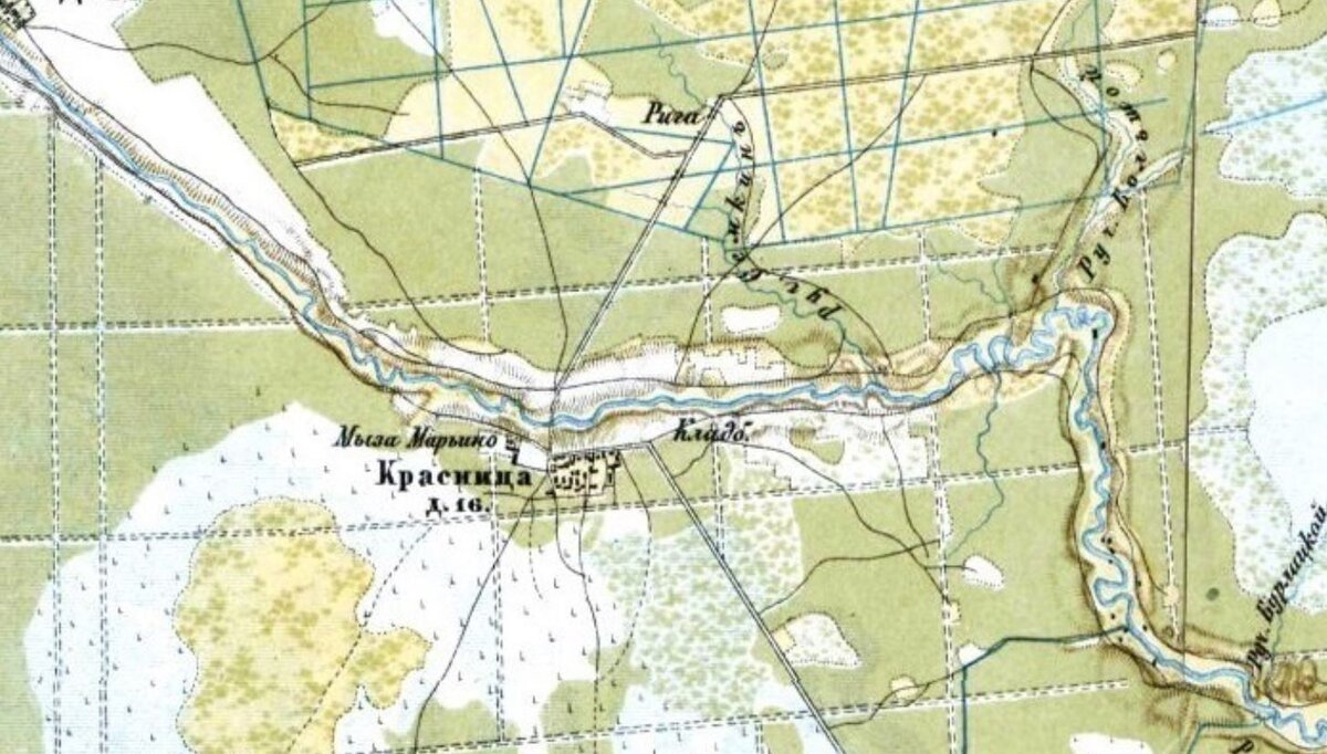 Карта 1885 года