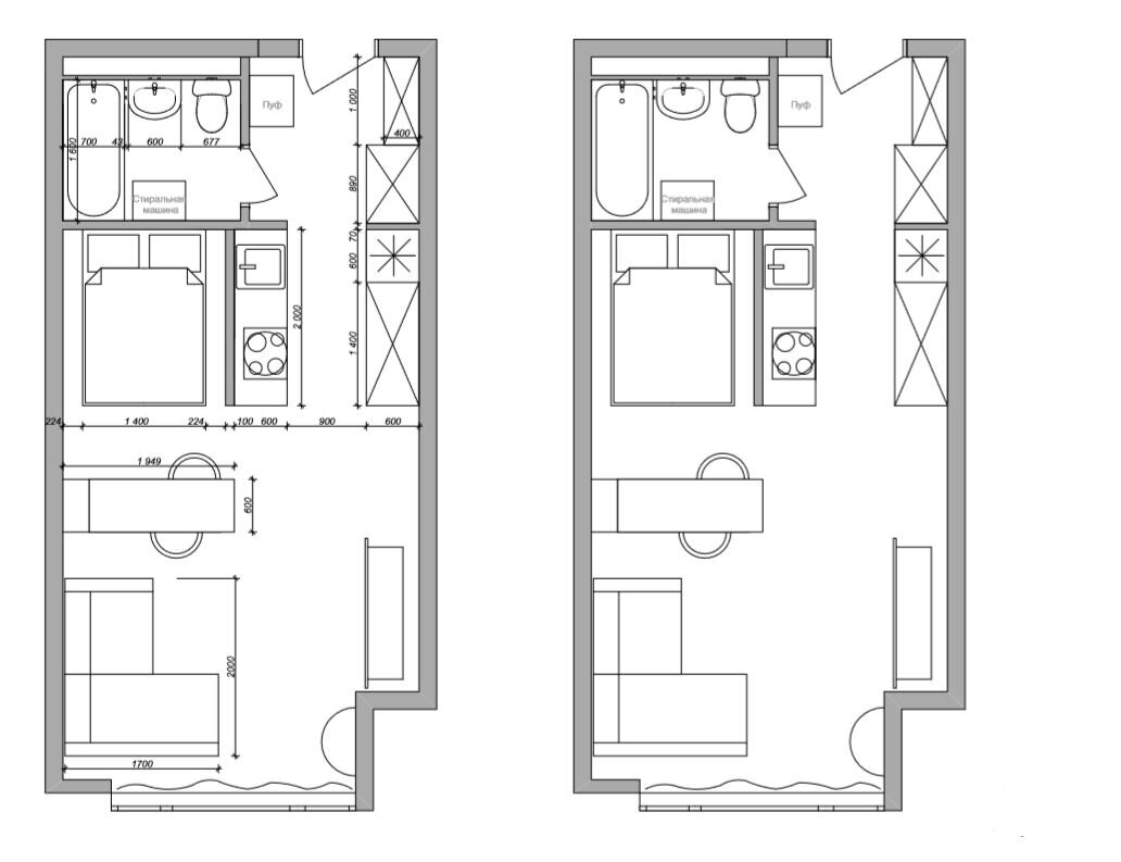 Пин на доске Flat Однокомнатные дома, Планировки, Планы небольших квартир