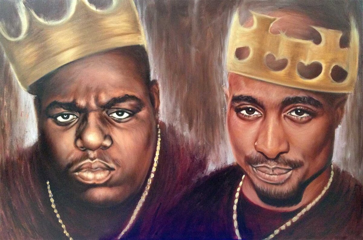 Notorius B.I.G. and 2Pac 