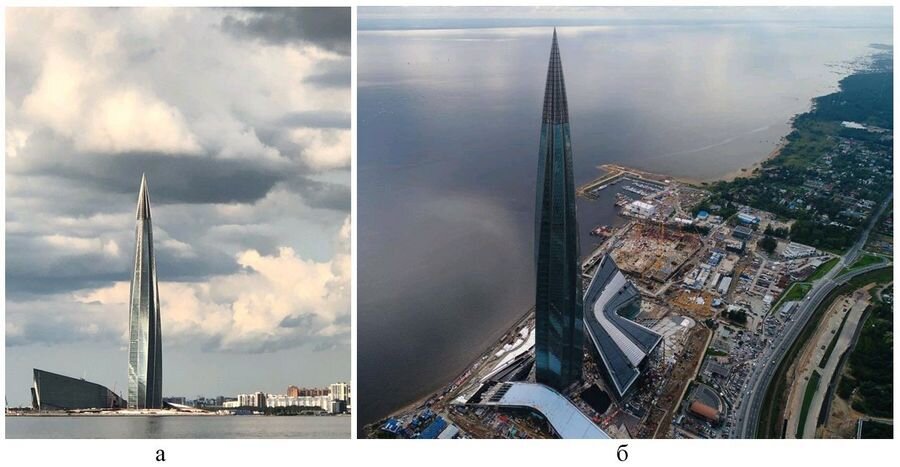 Рис. 1. Общественно-деловой комплекс «Лахта Центр» украсил побережье Балтийского моря в Санкт-Петербурге [1]