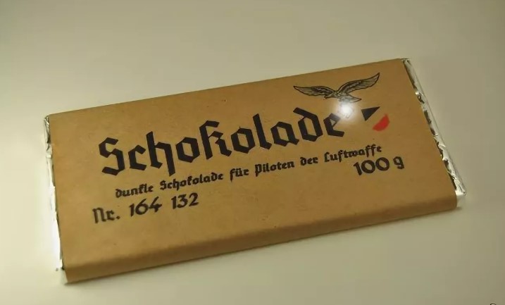 Немецкая плитка шоколада для пилотов Люфтваффе
