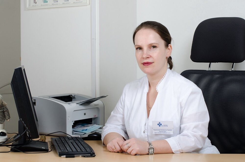 Главный врач клиники «Сесиль», кандидат медицинских наук, акушер-гинеколог Екатерина Прудникова.