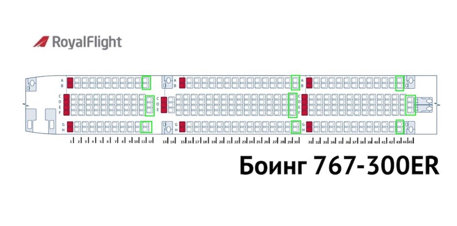 Схема boeing 767 200