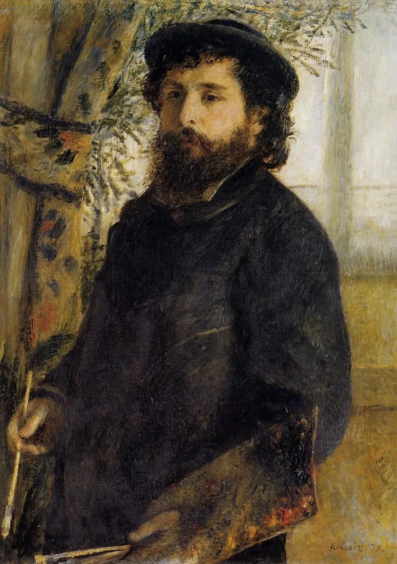 Claude Monet by Pierre-Auguste Renoir.