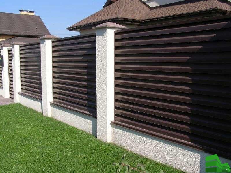 Забор из профнастила