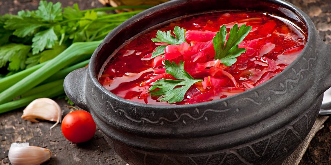 Вкусный, наваристый борщ