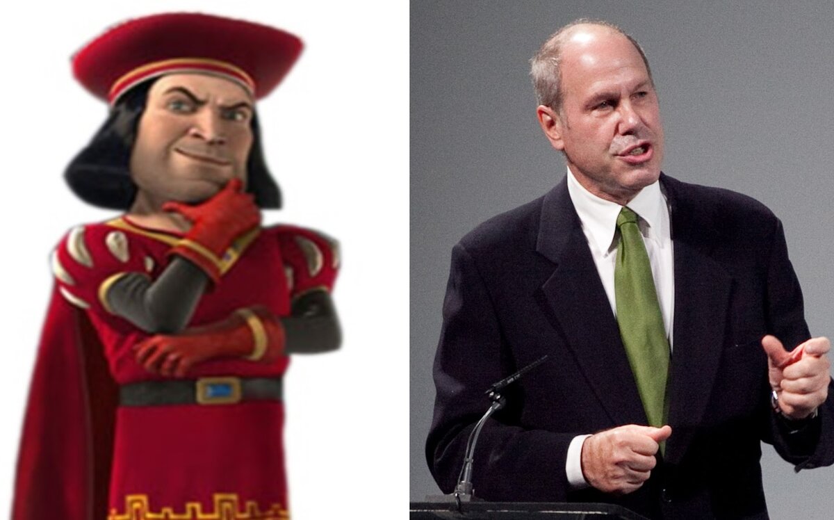 Лорд Фаркуа и его неофициальный прототип Майкл Айснер