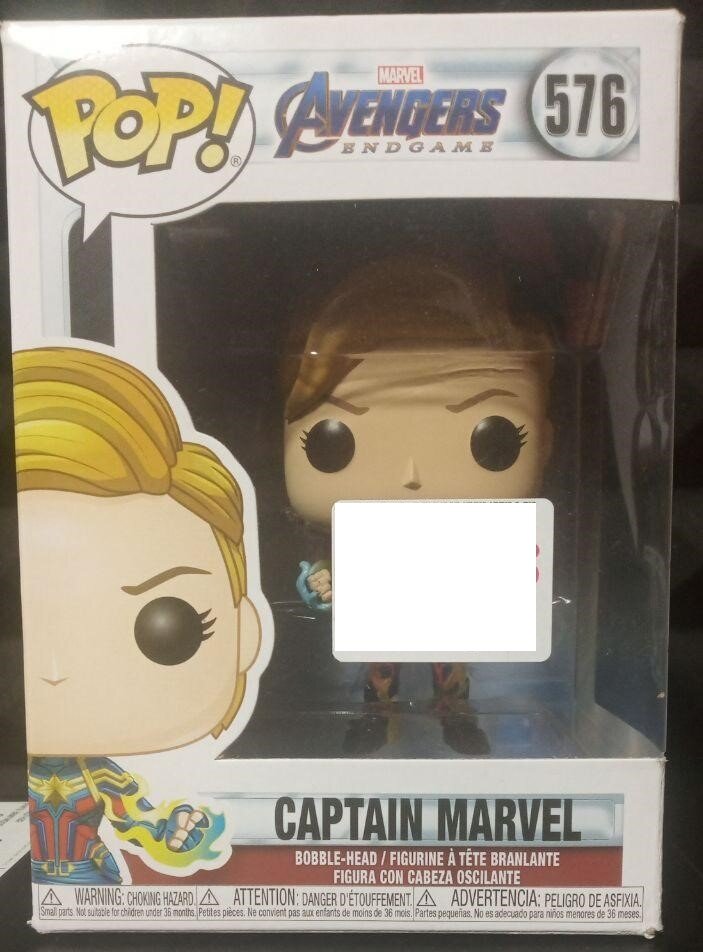 Funko / Фигурка POP! Bobble: Marvel: Avengers Endgame: Captain Marvel w/New Hair