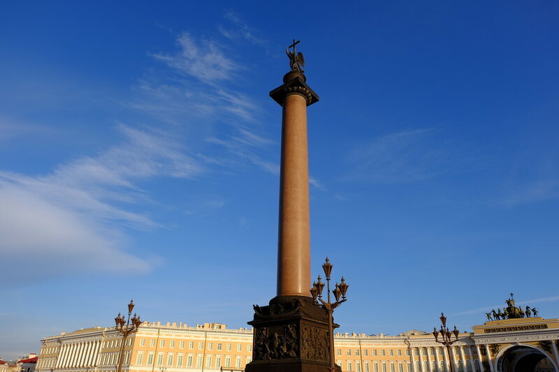 Александровская колонна санкт петербург фото