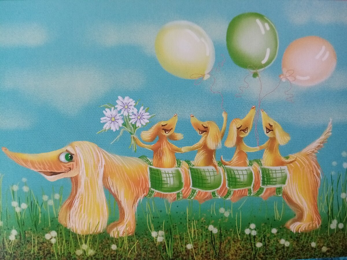 Открытка из моей забавной коллекции- автор Наталья Анурченкова, издательство "Круглокот"