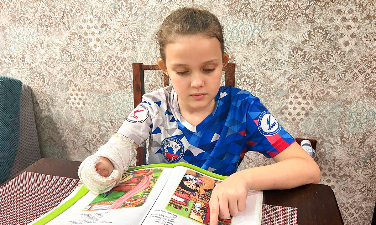 Маша Кышова, подопечная фонда "Алёша"