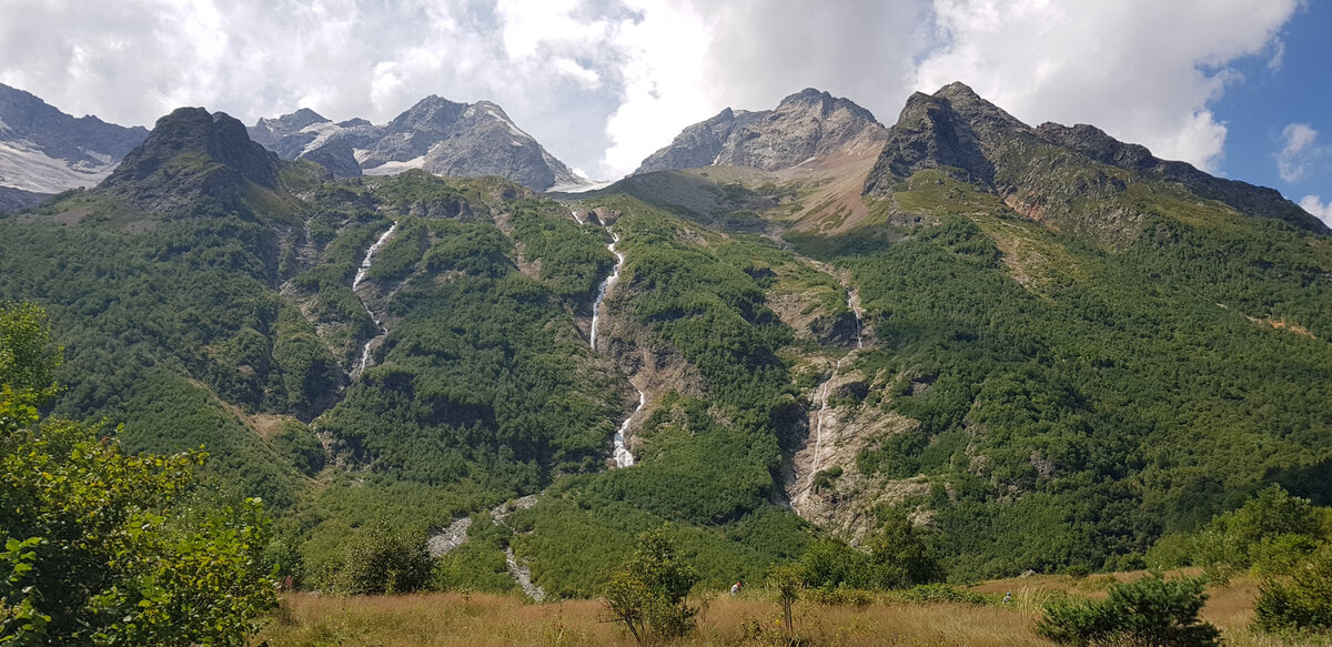 Водопад три сестры Северная Осетия