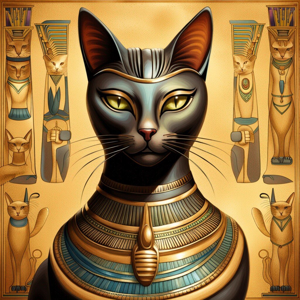 картинки египетской кошки из тик