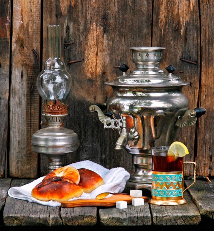 Самовар на костре