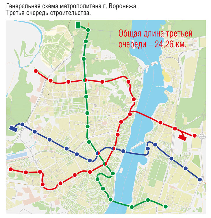 Метробус воронеж схема