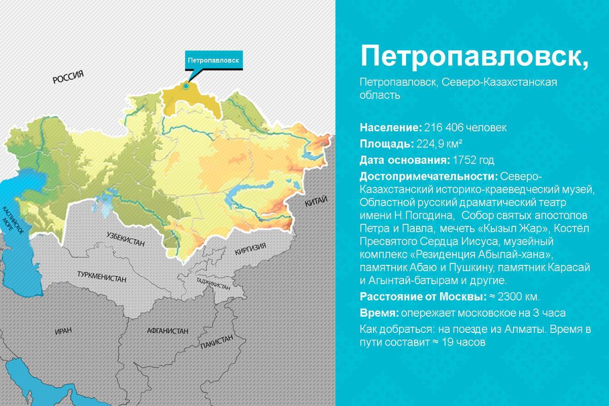 Петропавловск северо казахстанская область спутниковая карта