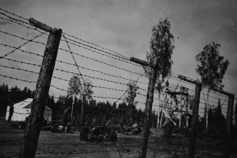 Финский лагерь для советских военнопленных 