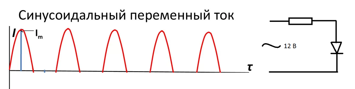 Немецкий ток. Падение напряжения на диодном мосту.