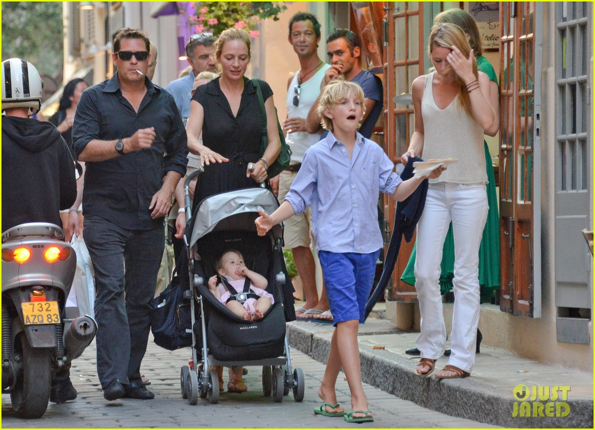 ума турман фото семьи