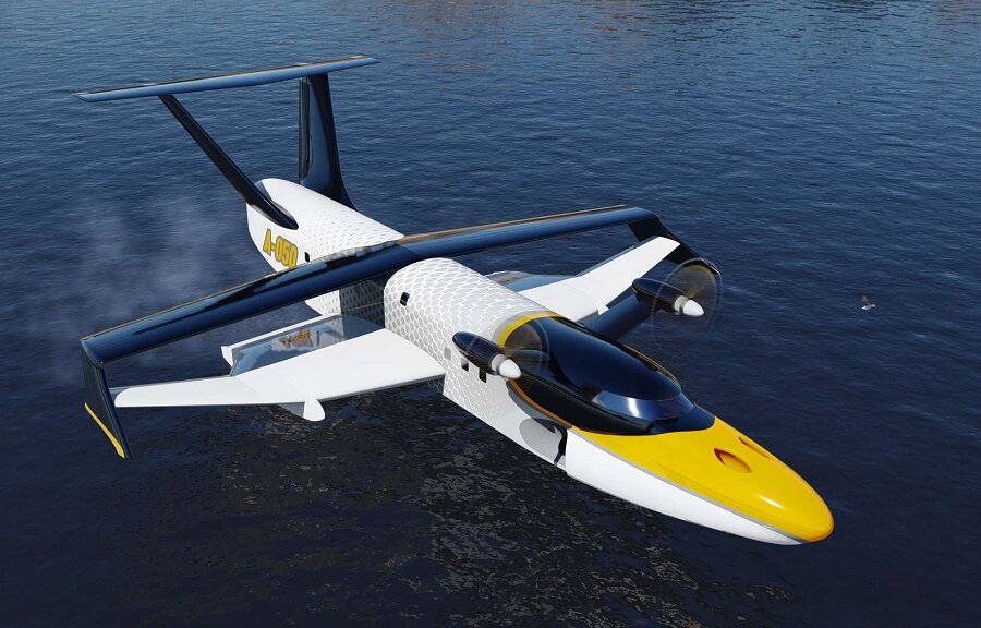 Экраноплан проекта "Чайка-2" / Иллюстрация: ЦКБ по СПК