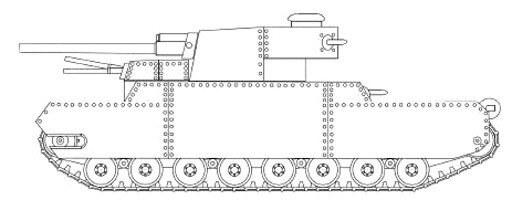 Type 5 heavy чертежи Самые странные танки мира. VarТехник Дзен