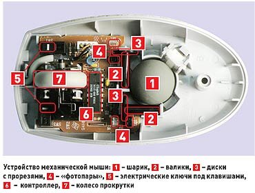 Схема компьютерной мыши