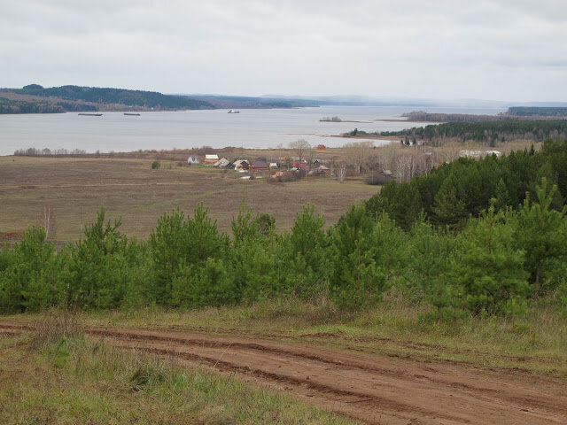 Деревня горы Пермский край