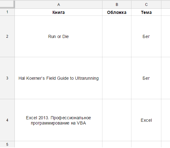 Итак. Допустим, у нас есть список книг, и мы хотим добавить обложки:
