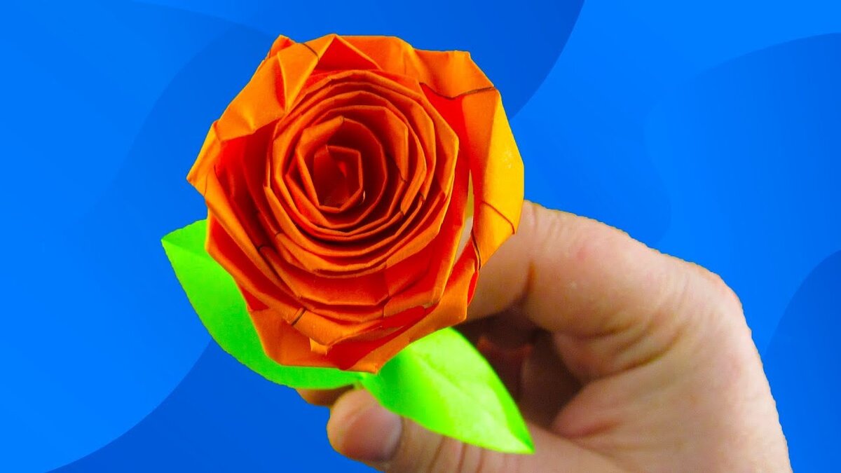 Роза из бумаги / Paper rose