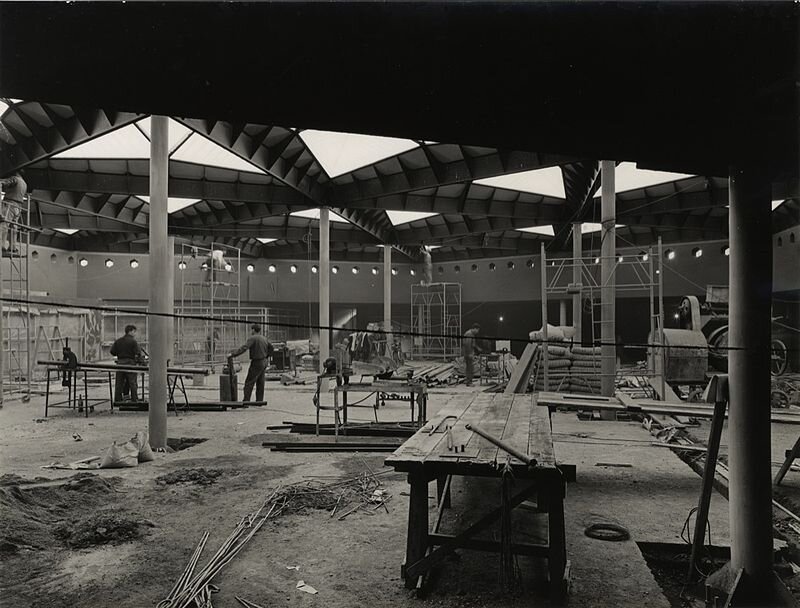 Строительство станции Amendola.